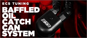 ECS Tuning Audi 8P A3 2.0T FSI Baffled Oil Catch Can