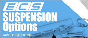 Audi B5 S4 ECS Suspension Options