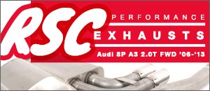 Audi 8P A3 2.0T FWD CORSA Performance RSC&reg; Exhausts