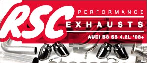 Audi B8 S5 4.2L CORSA Performance RSC&reg; Exhausts