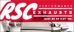 Audi B8 A4 2.0T CORSA Performance RSC&reg; Exhausts