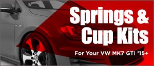 VW MK7 GTI Spring & Cup Kits