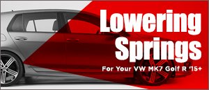 Lowering Springs for your VW MK7 Golf R