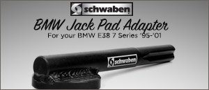 BMW E38 7 Series Schwaben Jack Pad Adapter