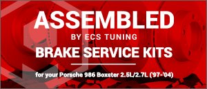 Porsche 986 Boxster Assembled By ECS Brake Service Kits
