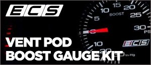 Audi B6 A4 ECS Vent Pod Boost Gauge Kit