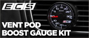 Audi B8 A4 2.0T ECS Vent Pod Boost Gauge Kit
