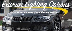 BMW E92/E93 Series Exterior Lighting Options