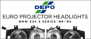 BMW E34 525 Depo Projector headlights
