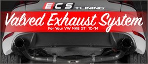 ECS MK6 GTI Valved Exhaust System