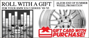 BMW E34 5 Series Alzor Wheel Promotion