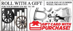 BMW E36 M3 Alzor Wheel Promotion