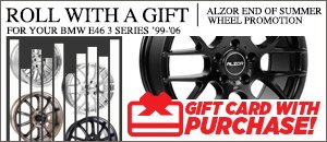 BMW E46 3 Series Alzor Wheel Promotion