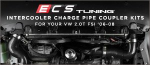 VW 2.0T FSI New ECS Intercooler Charge Pipe Coupler Kit
