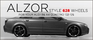 Alzor Wheels Style 628 For Your Audi B6 A4