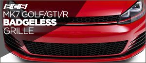 VW MK7 ECS Badgeless Grilles