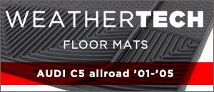 Audi C5 allroad WeatherTech Floor Mats