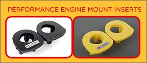 Porsche 981 Function-First Engine Mount Inserts