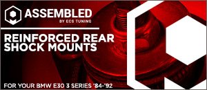 BMW E30 3 Series Reinforced Rear Shock Mounts