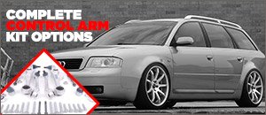 Audi C5 A6 2.7T Complete Control Arm Kit Options