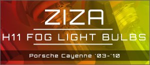 Porsche Cayenne H11 Ziza Fog Lights