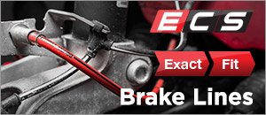 ECS Exact-Fit Brake Lines for your VW MK7 Golf R