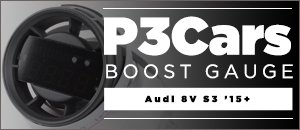 P3 Gauges Boost Gauges for your Audi 8V S3
