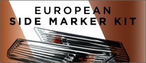 European Side Marker Kit | Porsche 987.2 Boxster