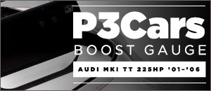 Audi MKI TT 225HP P3Cars Boost Gauge