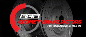 Audi B7 S4 ECS Tuning GEOMET&reg; Coated Rotors