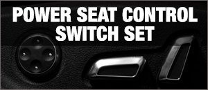Audi B8 A4 Aluminum Power Seat Control Switch Covers