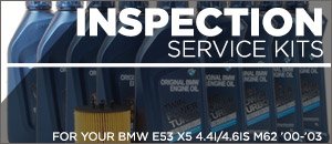 Oil Service Kits | BMW E53 X5 4.4i/4.6is M62