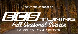 Fall Seasonal Service for your VW MK4 Jetta 1.8T