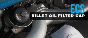 Porsche 996T ECS Billet Aluminum Oil Filter Cap