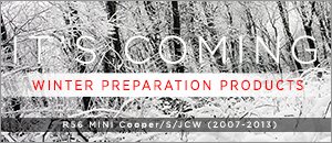 Winter Preparation Products for your R56 MINI