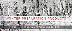 Winter Preparation Products for your R55 MINI