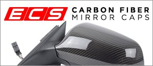 Audi B5 A4 1.8T ECS Carbon Fiber Mirror Caps
