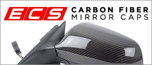 Audi B5 S4 ECS Carbon Fiber Mirror Caps