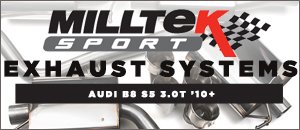 Audi B8 S5 Milltek Sport Exhaust Systems