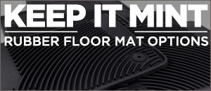 Rubber Floor Mat Options for your VW MK4 R32