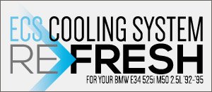 BMW E34 525i M50 2.5L ECS Cooling System Refresh Kits