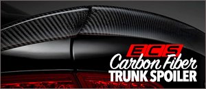 Audi B8 A4 ECS 3-Piece Carbon Fiber Trunk Spoiler