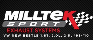 VW New Beetle Milltek Exhaust Options