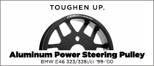BMW E46 323/328 ECS Aluminum Power Steering Pulley