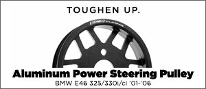 BMW E46 325/330 ECS Aluminum Power Steering Pulley