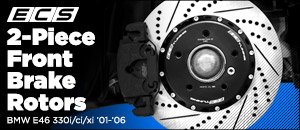 BMW E46 330 ECS 2-Piece Front Brake Rotors