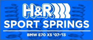 BMW E70 X5 H&R Sport Springs