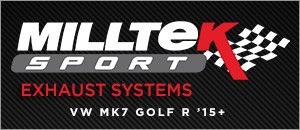 VW MK7 Golf R Milltek Exhaust Options