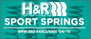 BMW E63/63 H&R Sport Spring Options