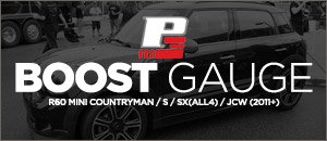 MINI R60 P3 Cars Boost Gauge